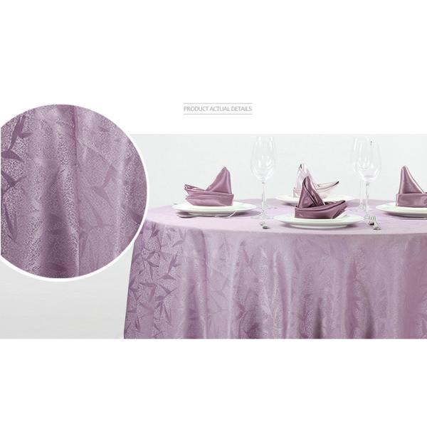 100% Polyester Hotel Dinning Wedding Table Linens Logo Print