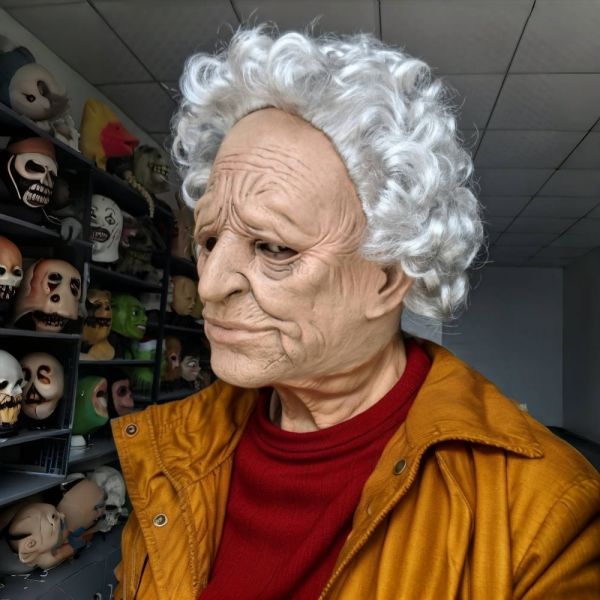 Latex Human Masks for Facial Disguise - One Size Fits Most and Lightweight 250g for Entertainment and Workshops