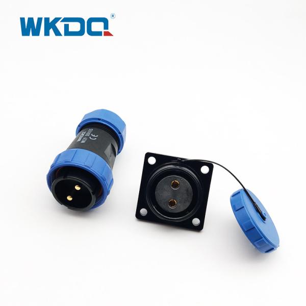 Circular Multipole Plug Socket Waterproof Connector Wk29 Square Threaded Cable Sp29