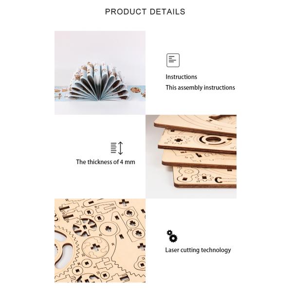 Kids Wooden 3D Power Globe Puzzle Baby Developmental Toys Educational Game