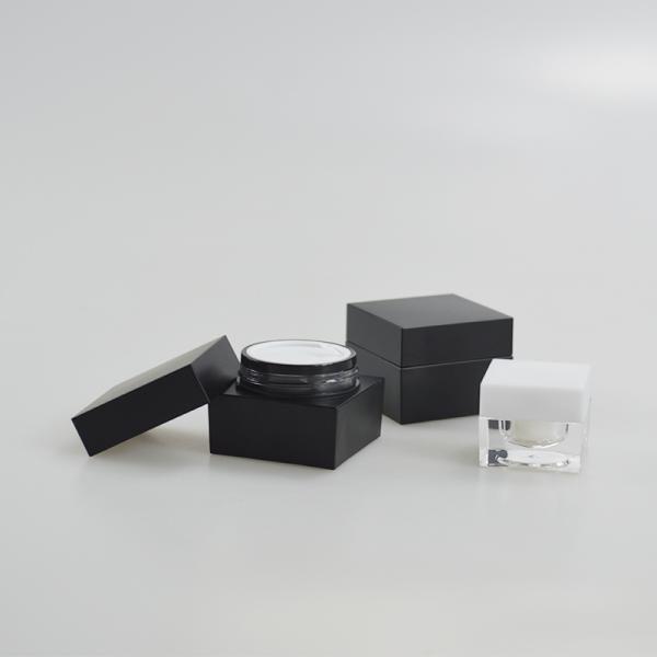 5g 10g квадратная акриловая банка косметическая банка Контейнер квадратной формы для OEM / ODM