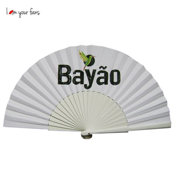 Promotion Hand Fan Custom Design Print Personalize Folding Wooden Hand Fan