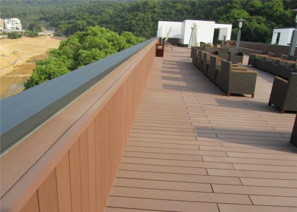 Solid Type wood plastic Composite Board Fire Retardant With Dimensional Stability