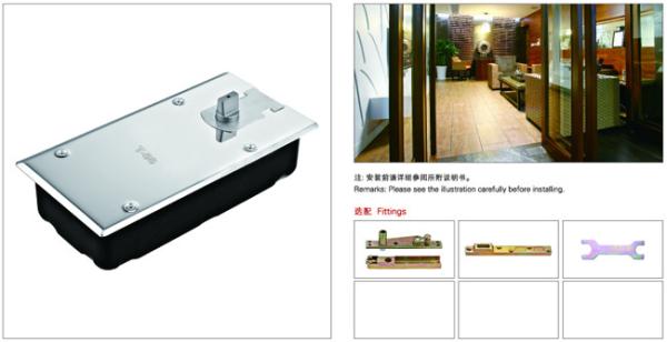 Floor Hinge T-98, color:black or blue, casting iron,  weight capacity 130kgs,