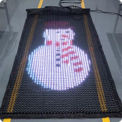 LED Magic Carpet Screen Aircraft Magic Carpet Screen Stage Flag Any Shape Wearable Seamless Splicing LED Magic Carpet Screen