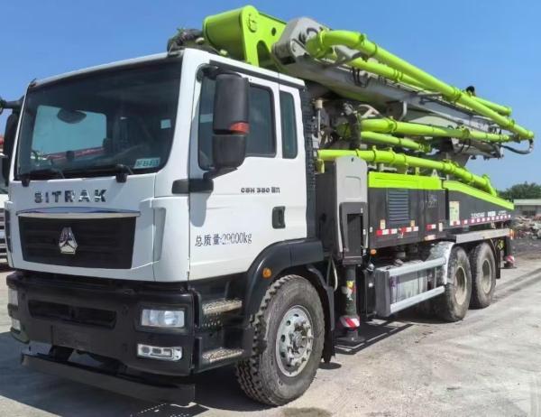 Secondhand 2022 43M ZLJ5280THBKF Zoomlion 43X-5RZ Boom Concrete Pump Truck Supplier for construction machinery 