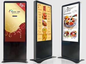Écran tactile interactif debout libre de kiosque de l'information/de kiosque