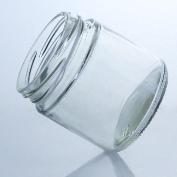 Botella de vidrio de licor mini transparente de 120 ml para vodka whisky ron ginebra brandy miel leche