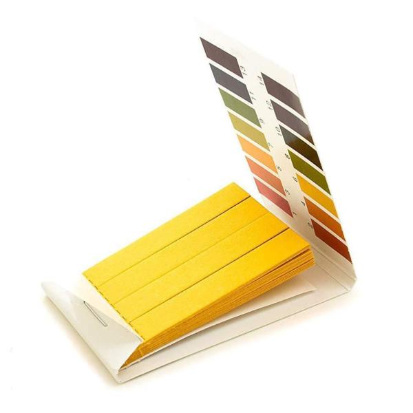 LAB 0-14 pH Paper Test Strips Universal Indicator Paper for pH 1-14 Alkalinity Testing