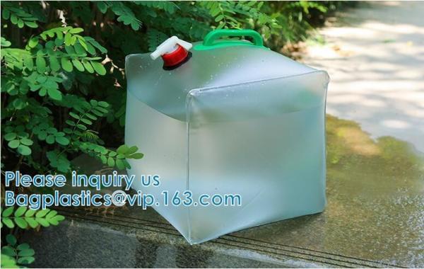 Water Container With Spigot, Storage Carrier Jug, Hiking Backpack, Survival Kit, Water Canteen
