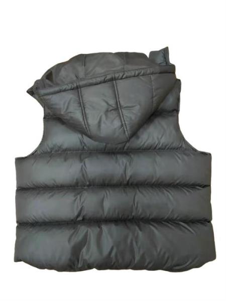 Red White Orange Grey Mens Puffer Vest With Hood Short 3xl  4xl  5xl