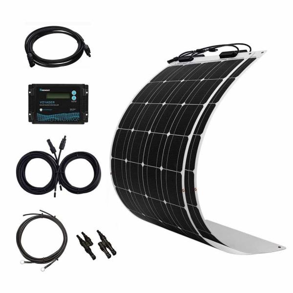 350 Watt Thin Flexible Solar Panels Kit With 2 Pcs 175W Monocrystalline Panel