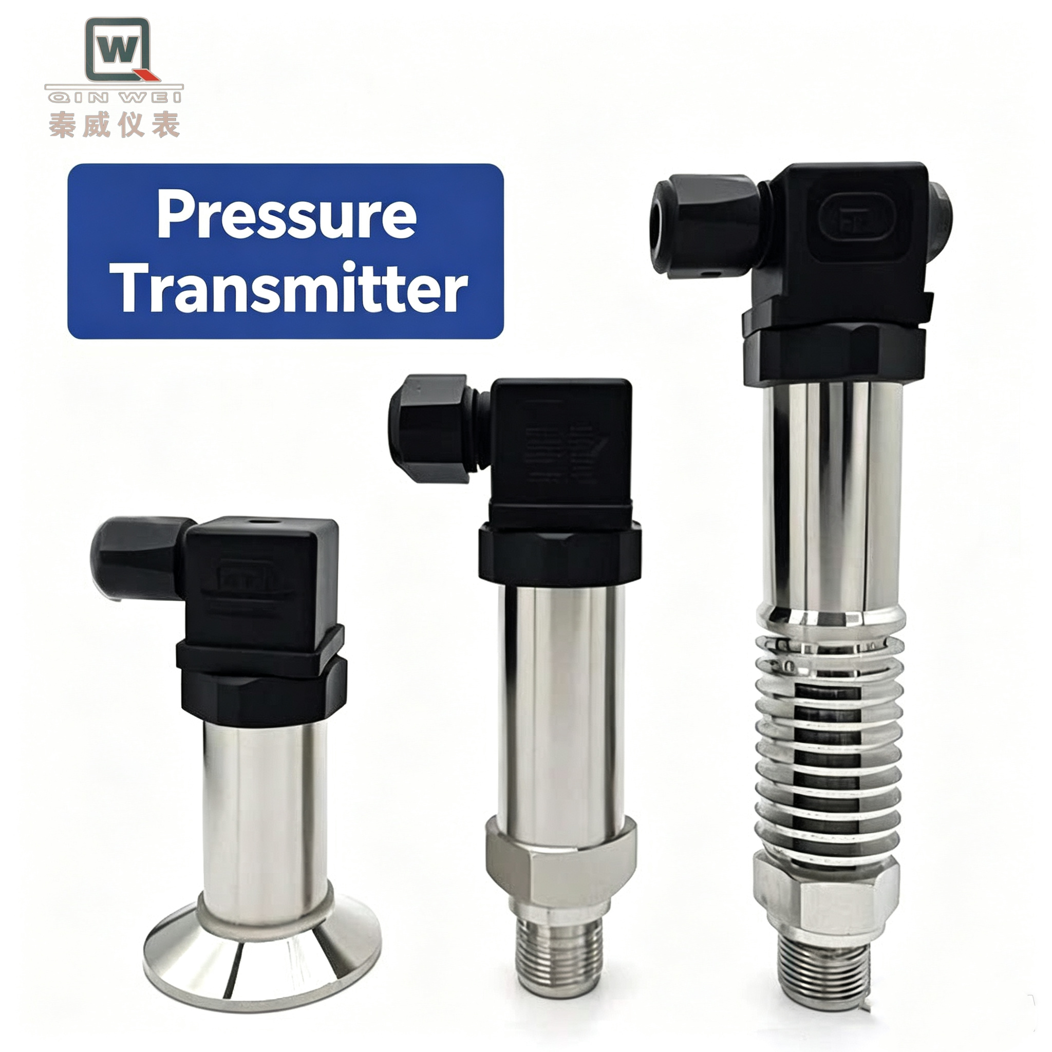 Industrial 4-20mA Pressure Transmitter Sensor Gas Liquid Measurement