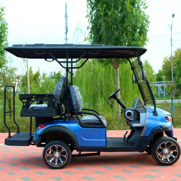GCC Market 4 Seater Electric Golf Cart with High Grade Ability and Convertible Design