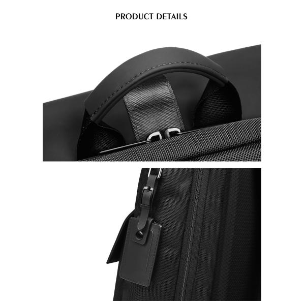 Male Daily Used Waterproof Smart Backpack 20-39 Litre Wear Resistance