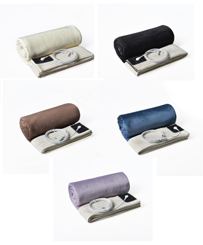 Luxurious Grounding Blanket 60x80 Queen Size Earthing Sheet/Mat for Bed Cotton Silver With Grounding Cord Grounding Throw
