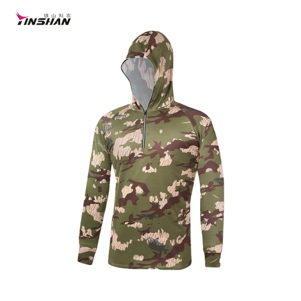 Осенний сезон Custom Outdoor Camo Casual Мужской рыболовный костюм 100% хлопчатобумажная спортивная одежда
