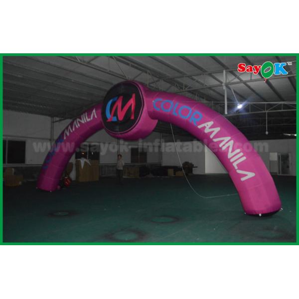 Inflatable Arches Oxford Cloth Advertising Inflatable Entrance Arch Gate With Led Light