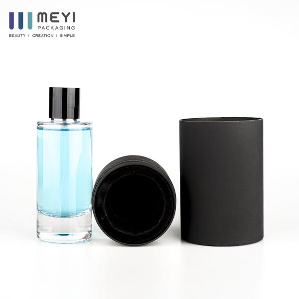 Luxury Perfume Glass Bottle 100ml With Magnetic Cap And Manual Box