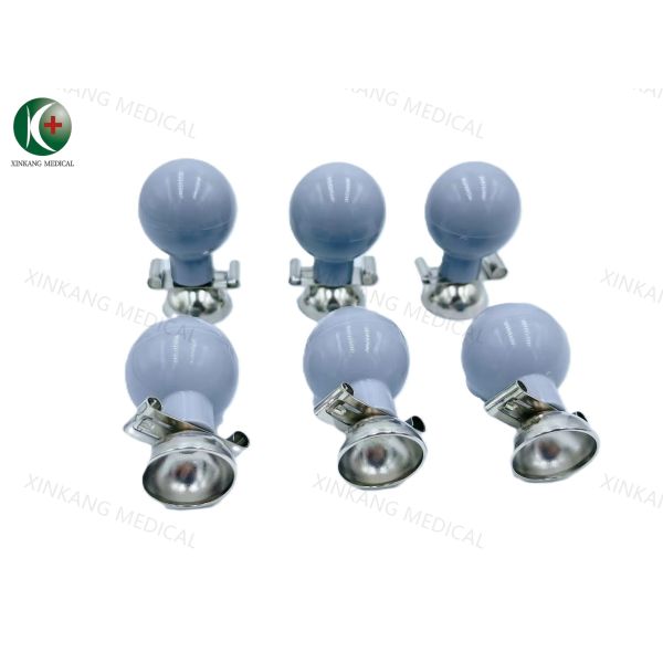Adult suction ball electrode (nickel-plated), compatible with 3.0 pins and 4.0 pins, gray suction ball