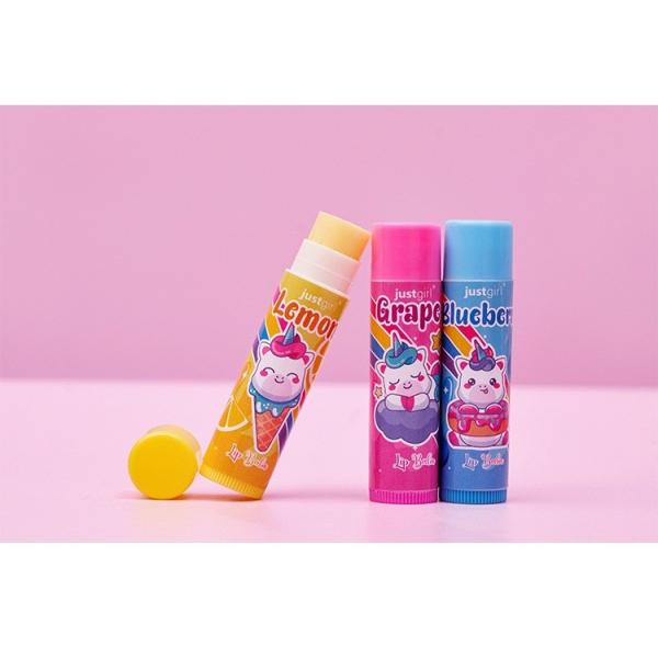 Fruit Flavor Lip Balm Moisturizing Lipstick Base Cute Anti-Cracking Natural Original Chapstick Lip Balml Set