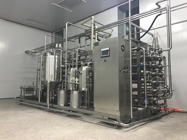3T/H SS304 Tubular UHT Sterilization Machine For Fruit And Vegetable Juice