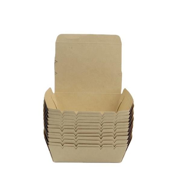 #5 Factory Wholesale Kraft Paper Takeout Box Food Container Custom Take Away Container Paper Food Box