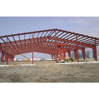 Tipo hangar da luz do metal das construções do armazém da casa pré-fabricada