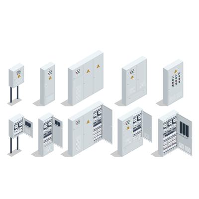 Soluciones industriales gabinete eléctrico personalizado recinto de control eléctrico con llave