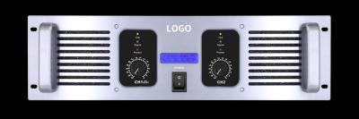 P1000 Amplificador de Potência Profissional para Home Theatre 2X200W Classe AB Estrutura de Caixa de Ferro