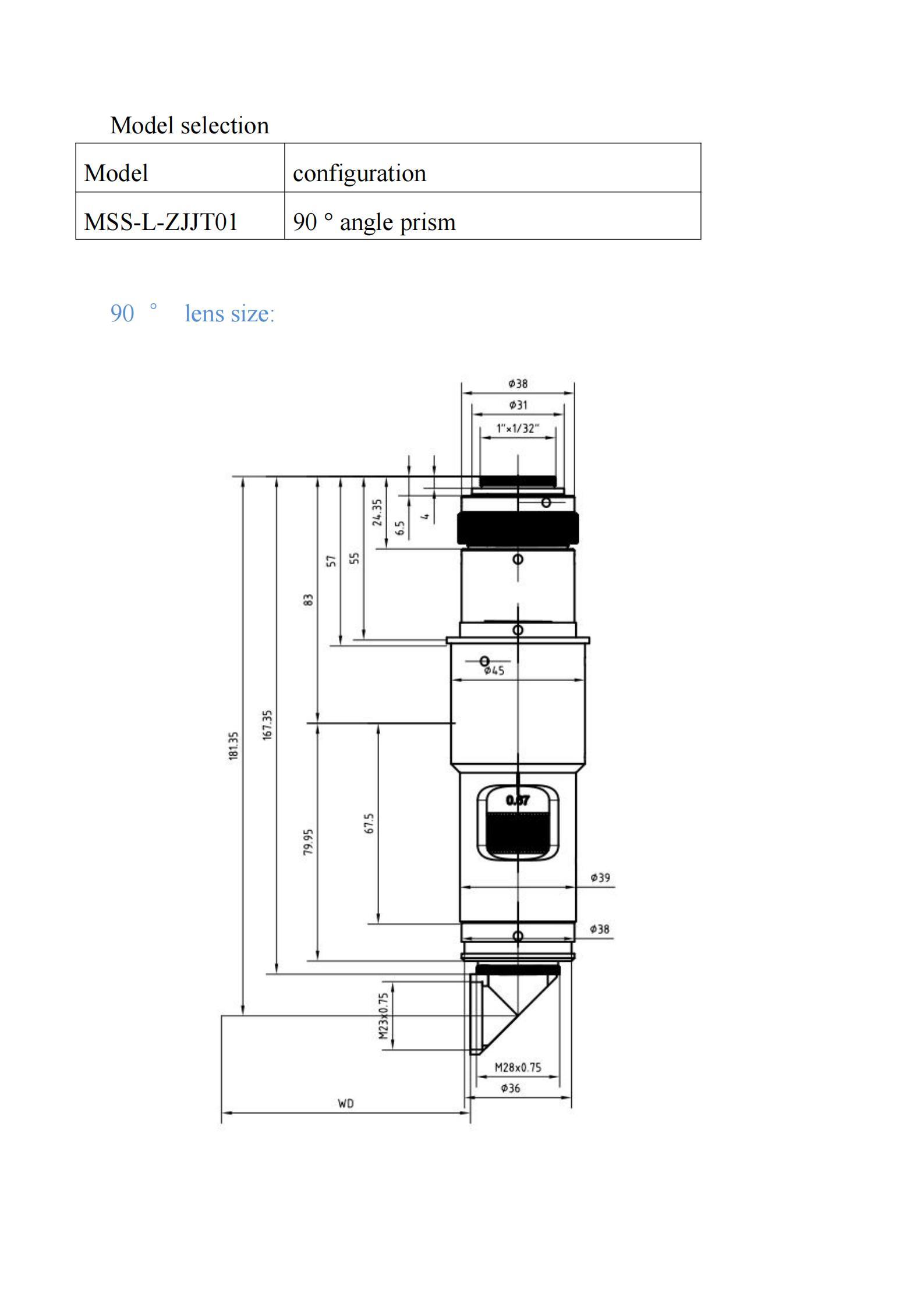 Supplier 0.67x-4.5x Zoom Lens 6.5:1 1/1.8in for Semiconductor Visual Inspection Large FOV Compact MSS-L-ZJJT01