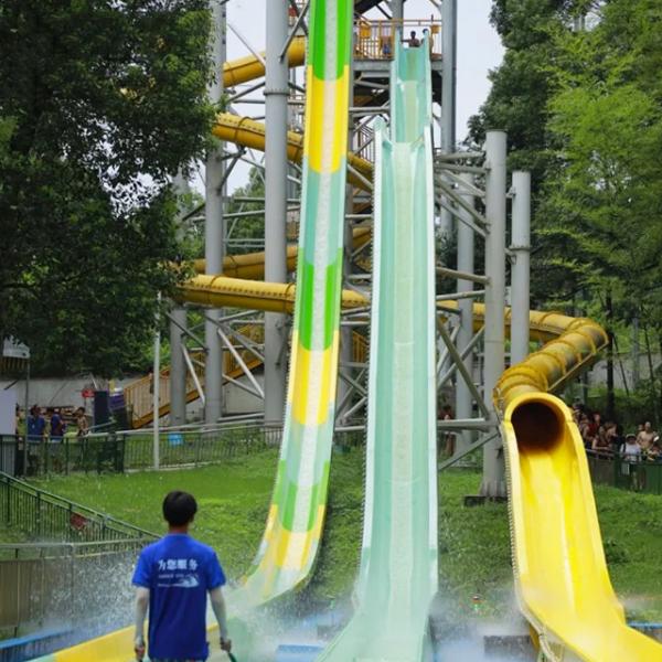 Water Playground Huge Fiberglass Freefall Water Slide Sale For Water Aqua Park Play Equipment