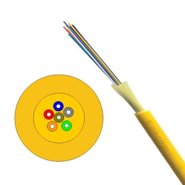 6 8 12 Core Indoor Distribution Fiber Optic Cable | OM1 OM2 OM3 OM4 OM5 Multimode GJFJV Tight Buffered Cable