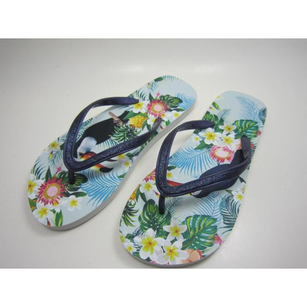 Unisex Women'S  PVC Strap 36-41 Footbed Flip Flops