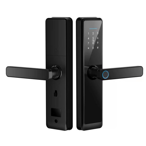 Silence Fingerprint Door Lock Keyless Bluetooth Wifi Biometric Digital For Business