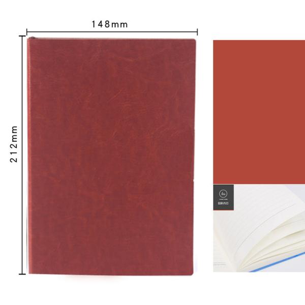 2022 Custom Logo Pu Leather Softcover Notebook Journal for Daily Weekly Monthly Planner