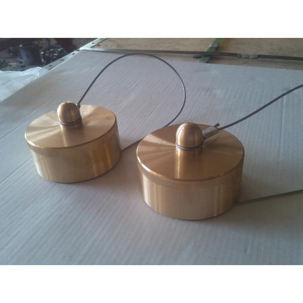 JIS F3003 BRASS sounding cap WITH CHAIN For Marine Use