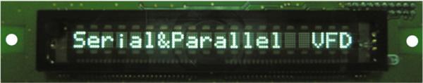 5Vdc Power VFD Display Module 20 Characters 1 Line 20S102DA4 700 CD Luminance