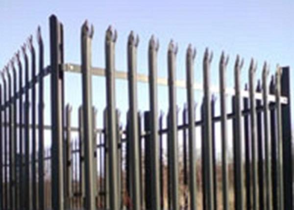 Professional Palisade Security Fence , Steel Palisade Fence Panels For Protection