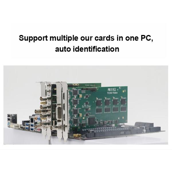 4Kp60 Live Streaming Capture Card With 4 Channels 12G-SDI Input And 1 Ch 12G-SDI Output