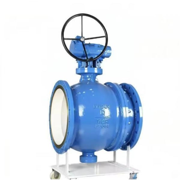Manual Eccentric Half Ball Valve Flanged Metal Hard Seal Zero Leakage Anti-clogging Hemisphere Valve