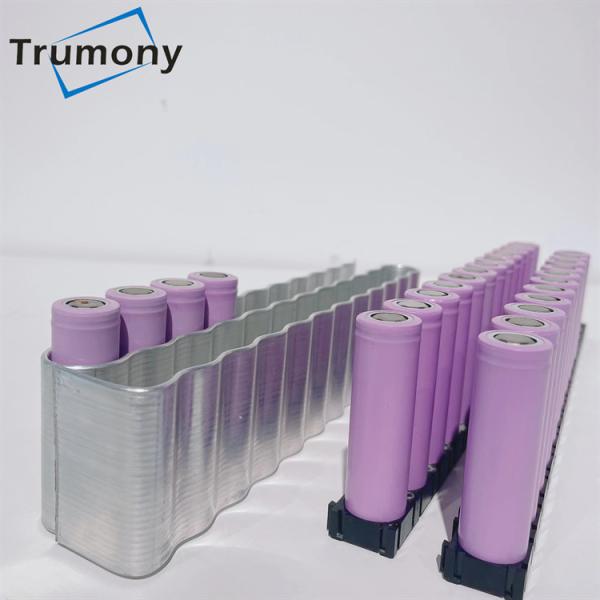 32700 Cylindrical Cells Battery Cooling Pack Snake Tube Plates For Electric Racing Vehicle