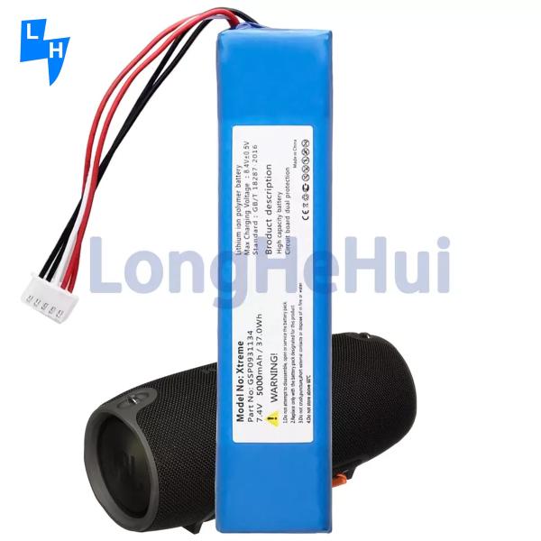 Replacement Li-polymer BT Speaker Battery for JB Xtreme GSP0931134 7.4v 5000mah