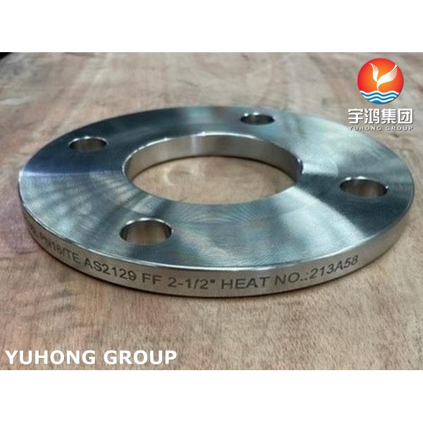 AS4087/AS2129テーブルのフランジのステンレス鋼F304/F304L/F316Lのブランク フランジ