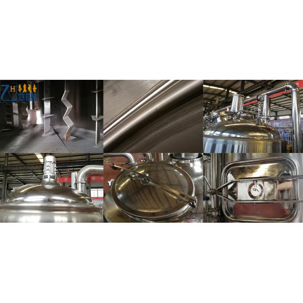 220V / 60HZ Stainless Micro Beer Brewing Equipment For Home Brewery Plant