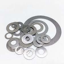 Absorvedor de choque circular Shims 0.1mm Lavadora plana de aço personalizada