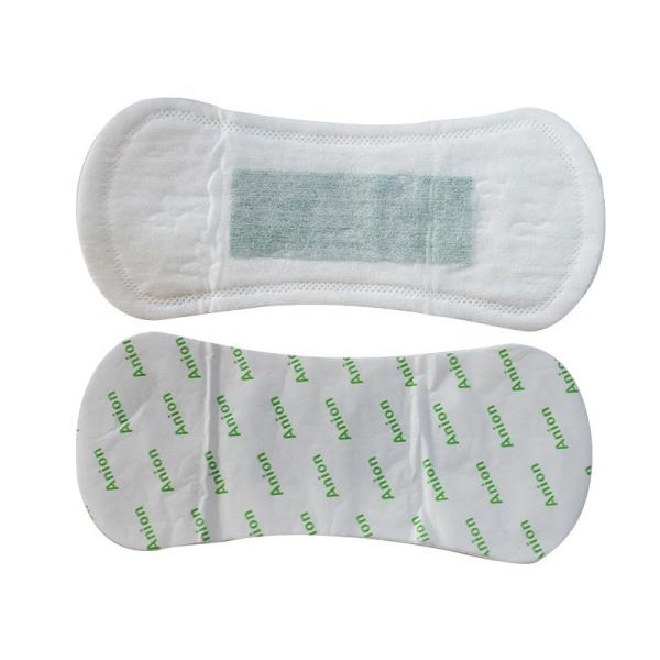 Breathable Negative Ions Natural Cotton Panty Liners For Light Bladder Leakage