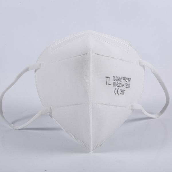 Hot selling adult size vertical folded 5 layers FFP2 KN95 dust mask FFP2 CE for anti-dust