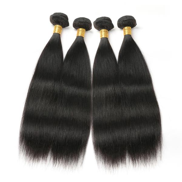 16 Inch Smooth Real Virgin Brazilian Straight Hair Bundles CE Certification