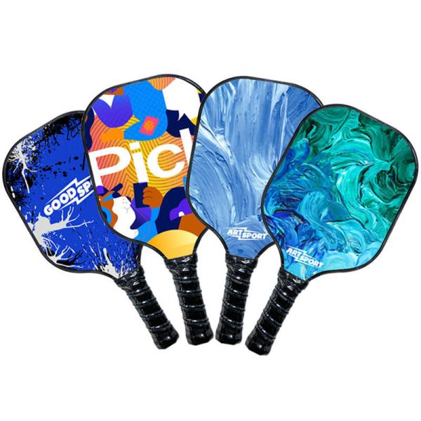 ODM Carbon Fiber Surface Pickleball Paddle Custom Logo Pickleball Racquet Set